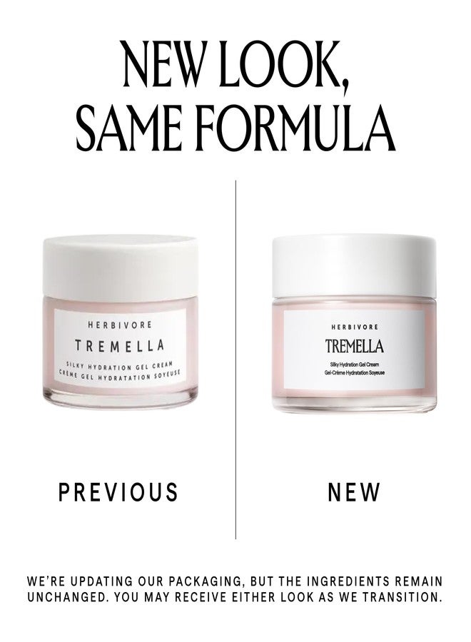 HERBIVORE Tremella Silky Hydration Gel Cream - Hydrating Lightweight Facial Moisturizer with Squalane, Plant-based, Vegan, Cruelty-free, 50 mL / 1.7 oz - Image 2